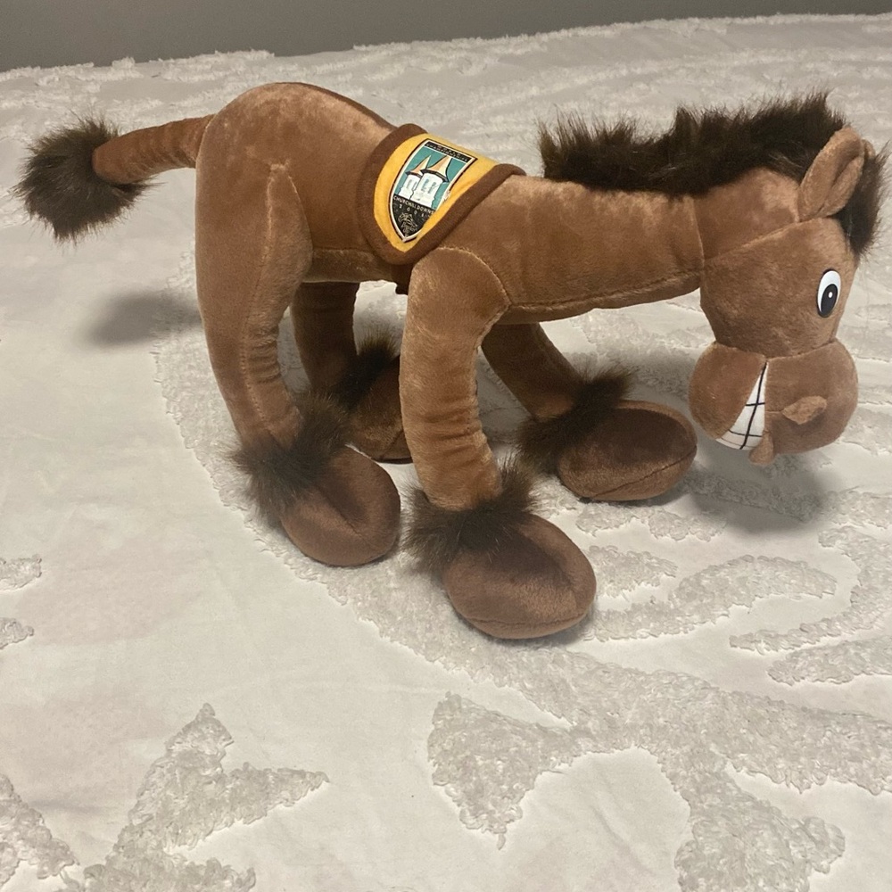 Plush Brown Horse Stuffed Animal from breeders cup